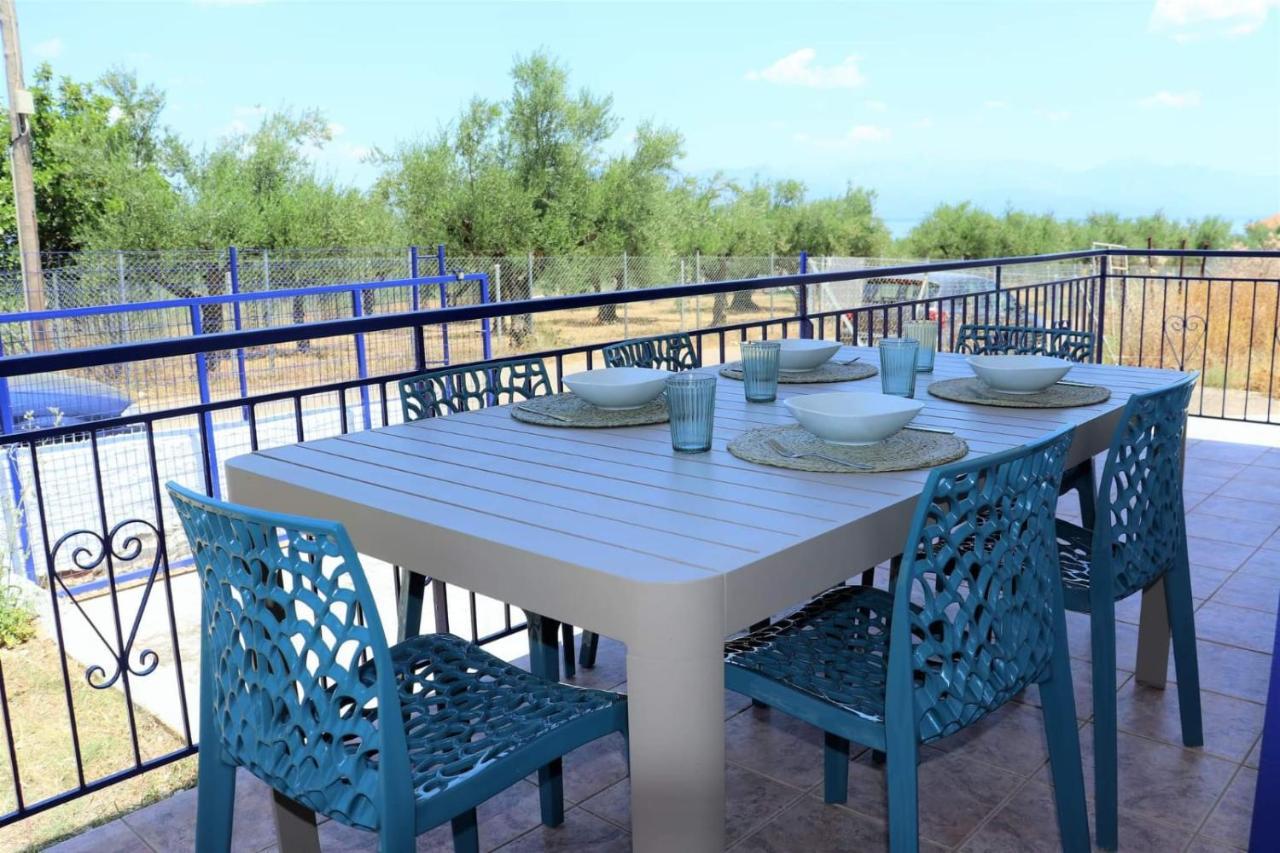Villa Blue Cocoon - Chrani Messinia Peloponnese- Sea View 800 M From Beach Exterior photo