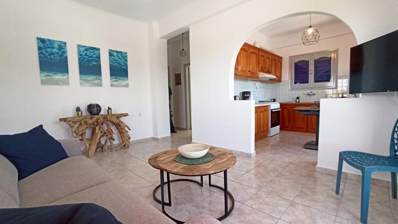 Villa Blue Cocoon - Chrani Messinia Peloponnese- Sea View 800 M From Beach Exterior photo
