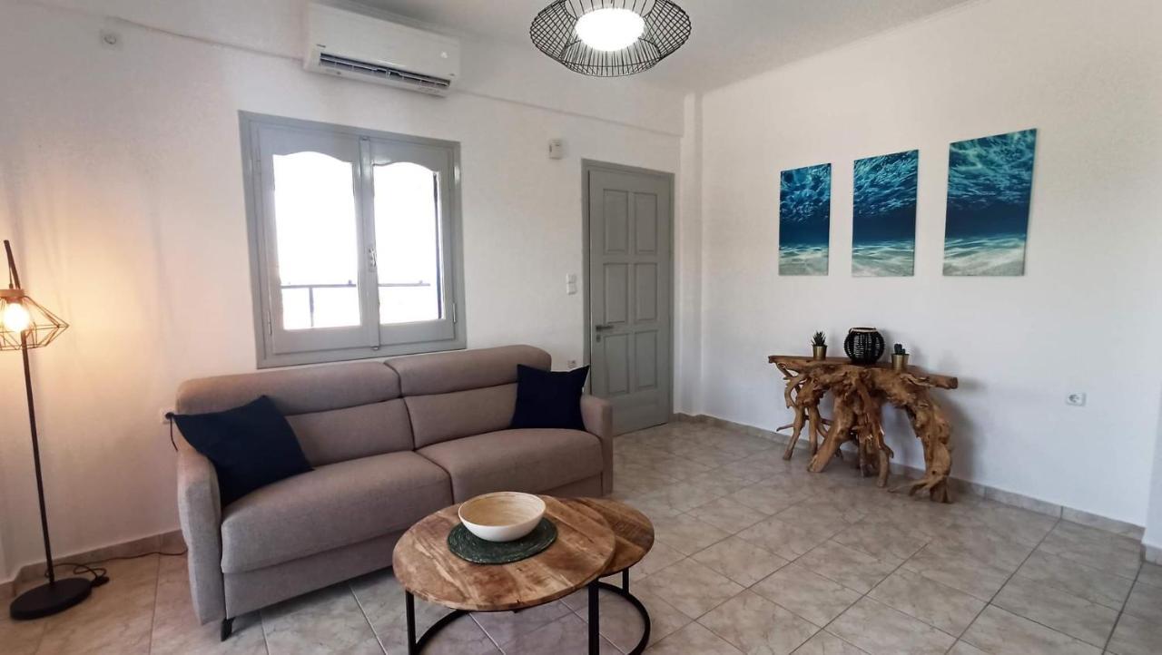 Villa Blue Cocoon - Chrani Messinia Peloponnese- Sea View 800 M From Beach Exterior photo